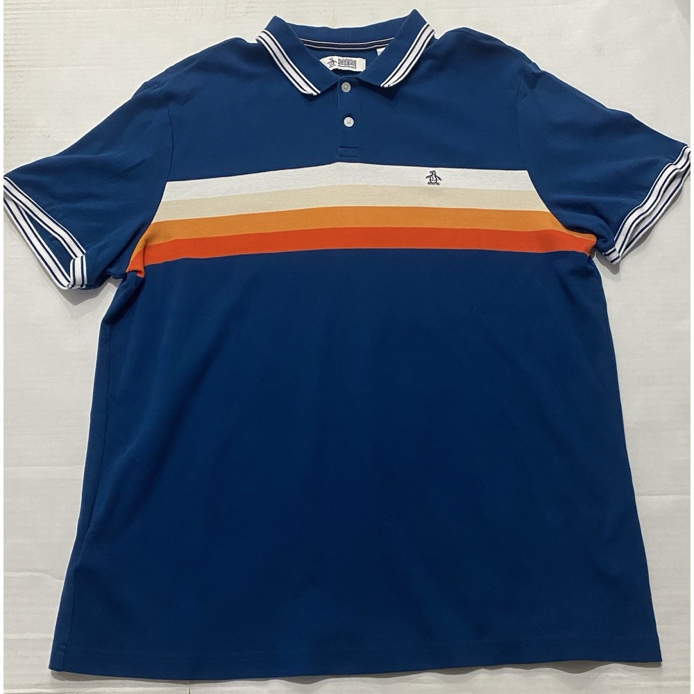 Original Penguin Short Sleeve Polo Shirt. Size XL